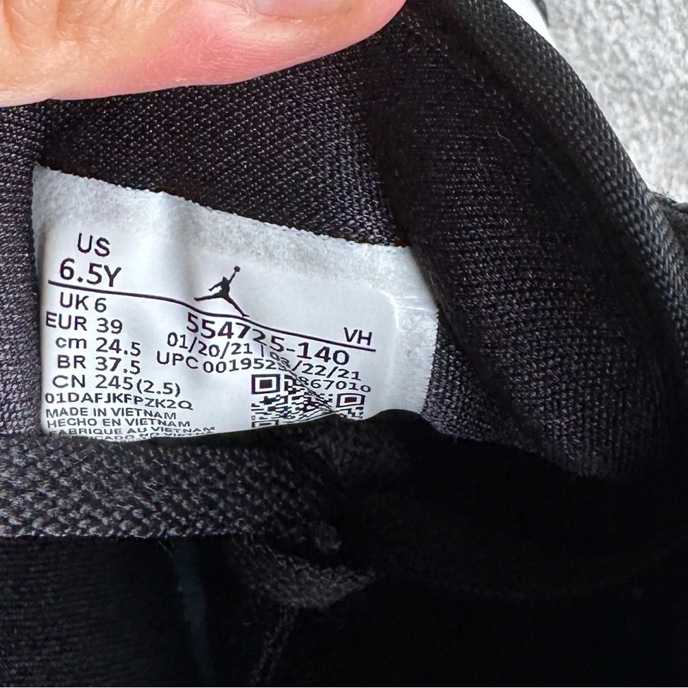 Jordan 1 mid white black racer blue 6.5 8 - Picture 5 of 5